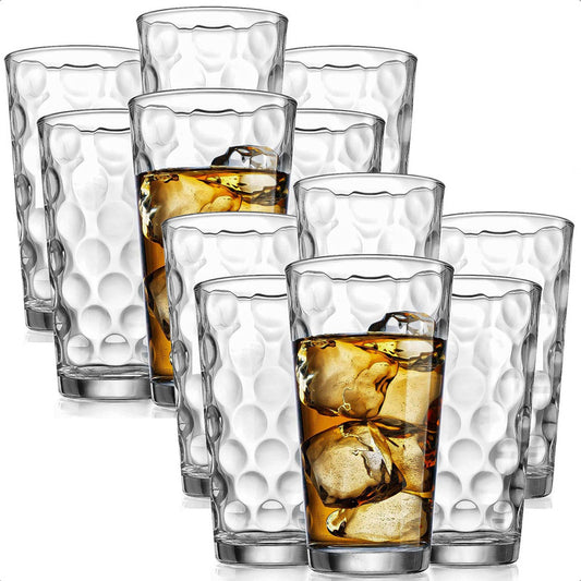 Set 12 Vasos De Vidrio Vasos Postres Juego De Vasos 300 Ml Vidrio