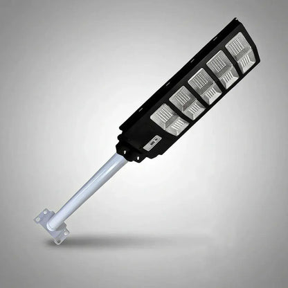 Foco Solar Led 500w Con Sensor De Movimiento, Blanco Frío Y Soporte Para Exterior Negro