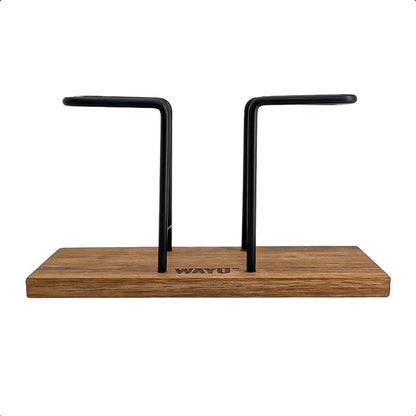 Servilletero Madera Wayu Pack 2 Servilletero Metálico Wayu Negro