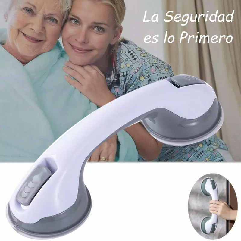 Agarradera Barra Ducha De Seguridad Baño Manilla Ventosa