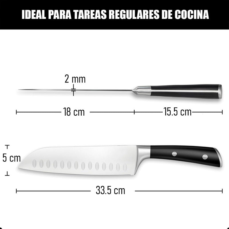 Cuchillo Chef Profesional Cuchillo Santoku Cuchillo Cocina