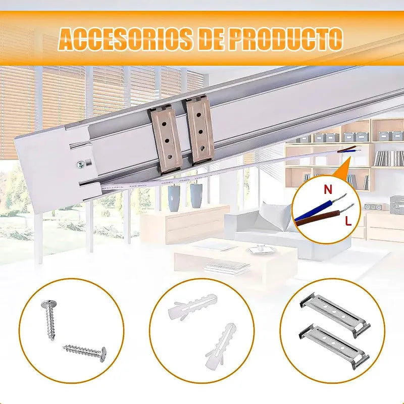Lamparas Para Techo Barra Led Regleta Led 72w Lampara Led Techo Okshop Lampara De Techo Regleta Led Lampara Regleta... Blanco