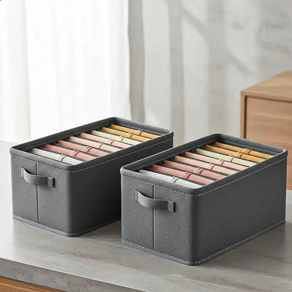 Pack 2 Organizador Ropa 9 Divisores Organizador De Interior Gris