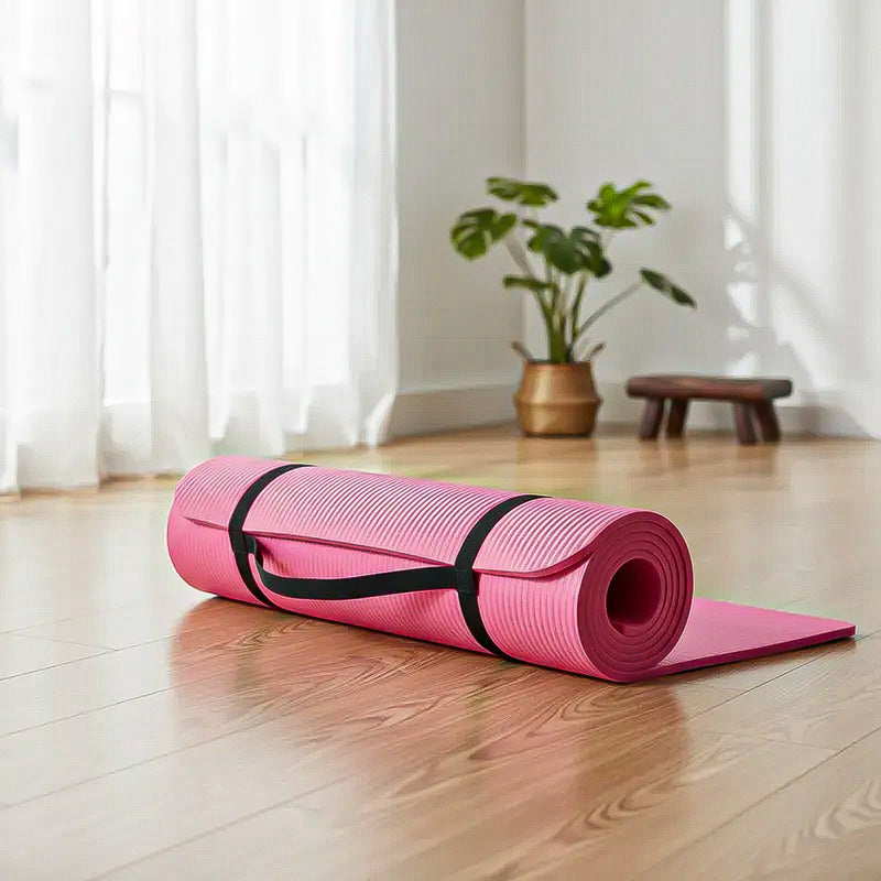 Colchonetas Deportivas Mat Yoga Mat Ejercicio Colchoneta Eje Rosa