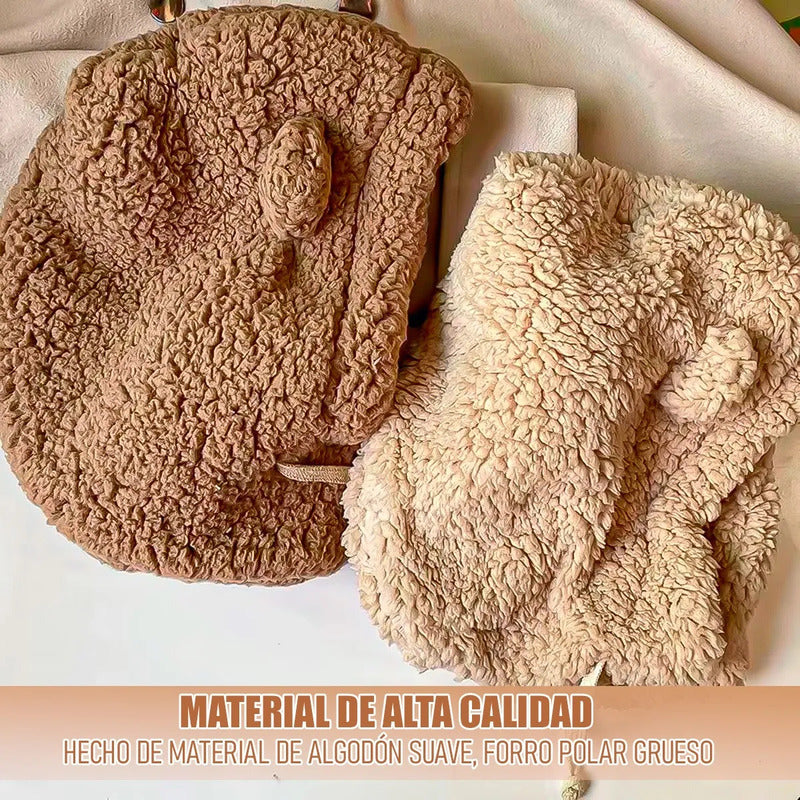 Pack 2 Gorros Chiporro Para Invierno Y Cuello, Unisex Ajustable En Blanco Unica
