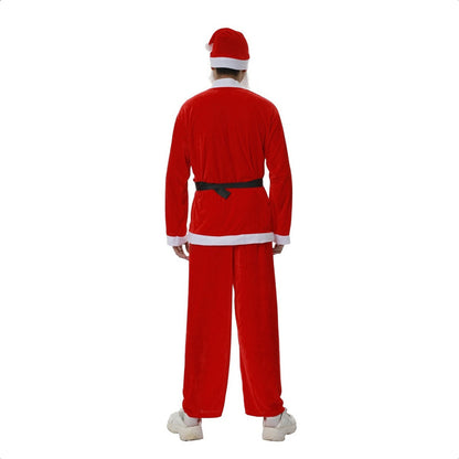 Traje De Navidad Disfraz Viejo Pascuero Adulto Disfraces Para Navidad Rojo Estandar