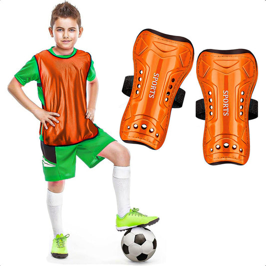 Chalecos Deportivos Petos Para Niños Canilleras Futbol Niño Naranja Unica