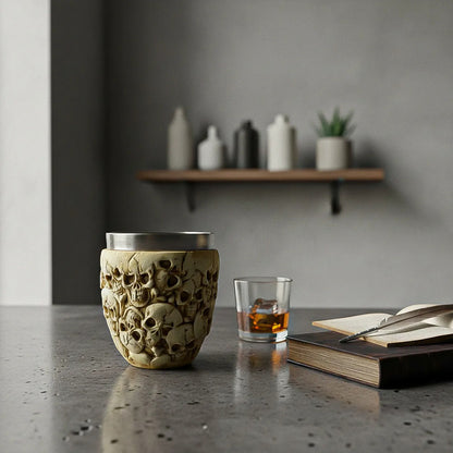 Vasos Shot Shoperos Cerveceros Vaso Calavera Vaso Shopero Beige
