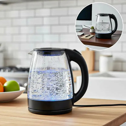 Hervidor Eléctrico Okshop Negro De 2 Litros Con 1500w