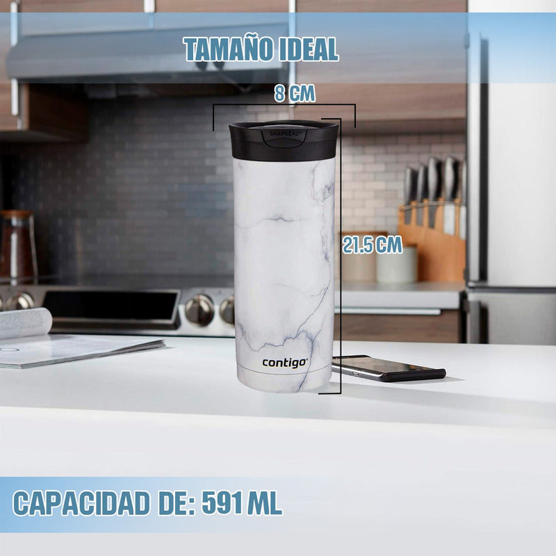 Vasos Contigo Mug Contigo Vaso Termico Contigo Mug 591 Ml Blanco Liso