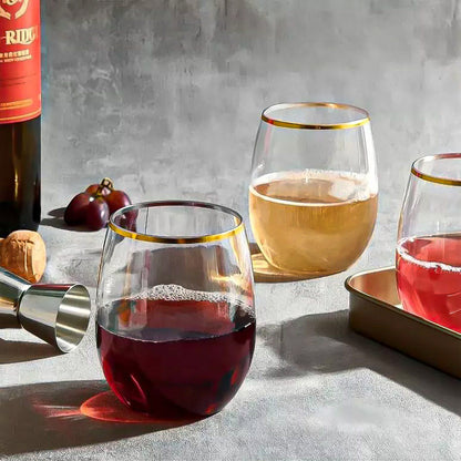 Set 4 Vasos Vasos De Vidrio Vaso Vidrio 580ml Copas De Vino Vasos