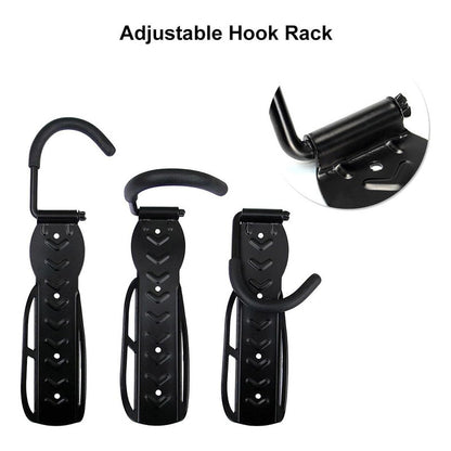 Pack X3 Soporte Gancho De Pared Para Bicicleta Colgador Bici Negro