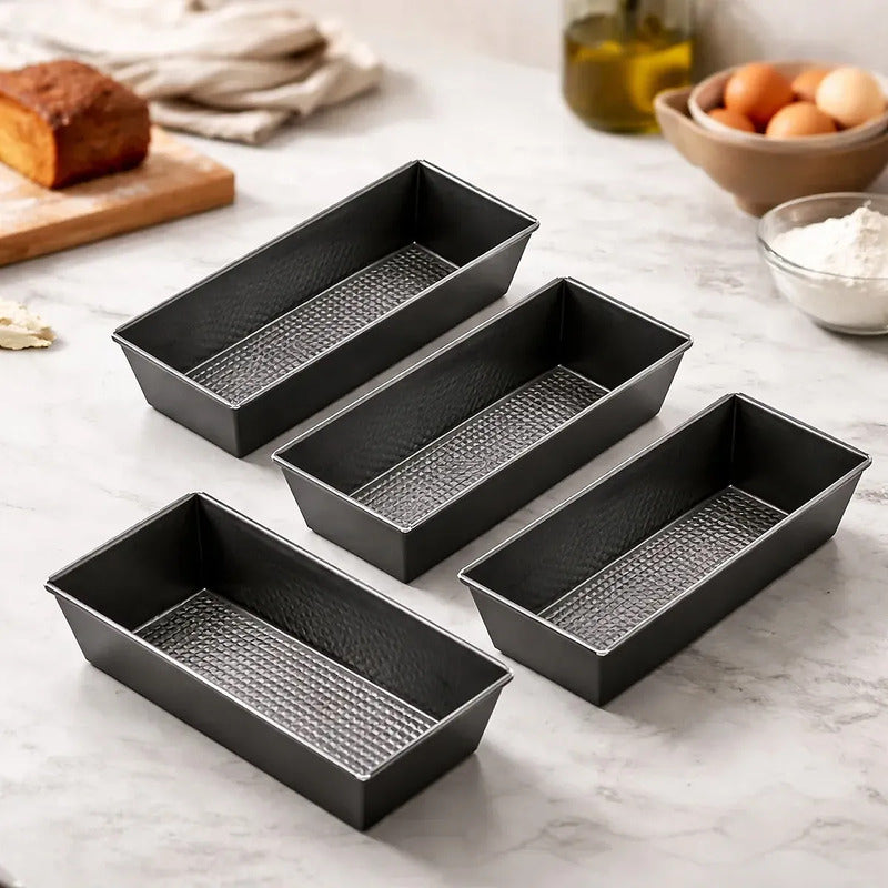 Pack 4 Moldes Para Queques Molde Para Pan Molde 35cm Moldes Gris