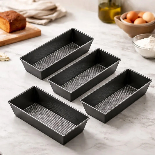 Pack 4 Moldes Para Queques Molde Para Pan Molde 35cm Moldes Gris