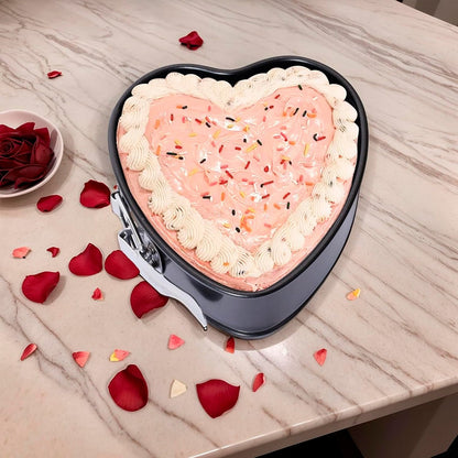 Moldes Reposteria Molde Desmontable Pack 4 Molde Corazon Gris