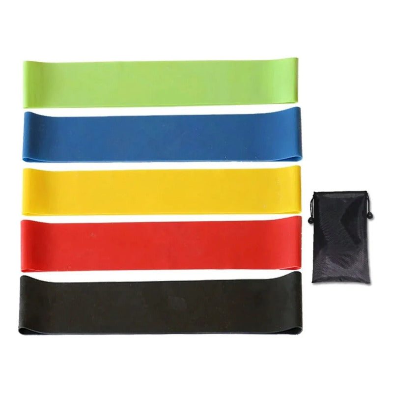 Set De Bandas Elásticas De Resistencia Para Ejercicio Okshop Varios