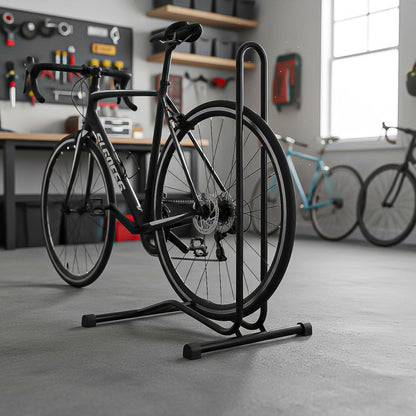 Soporte Bicicleta Soporte De Piso Bici Soporte De Bicicleta Negro