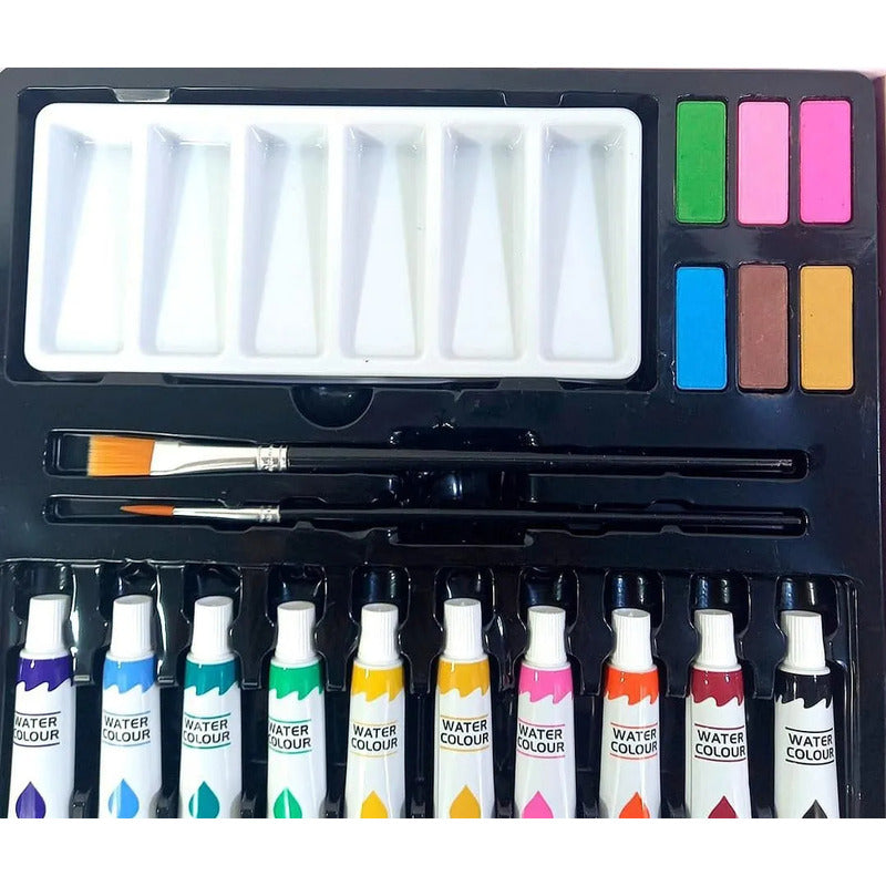 Estuche Maletín 53 Piezas Colores Lapiz Para Dibujar Y Pinta