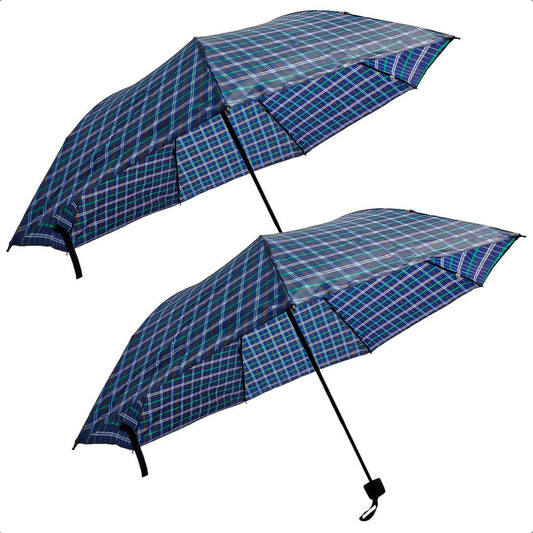 Paragua Paragua Sombrilla Paraguas Plegable Pack 2 Sombrilla Modelo 6 Líneas