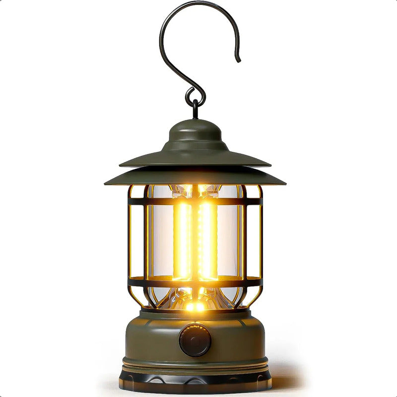 Lampara De Camping Lampara Led Recargable Lampara Portatil Verde