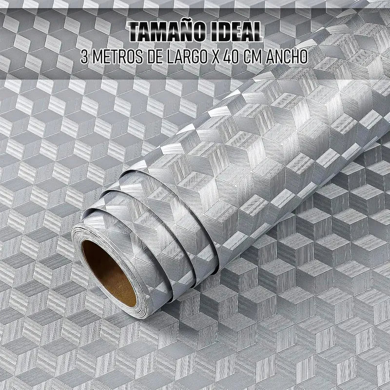 Papel Antigrasa De Cocina Papel Aluminio Autoadhesivo 3 Metr