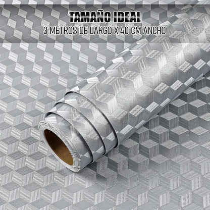 Papel Antigrasa De Cocina Papel Aluminio Autoadhesivo 3 Metr
