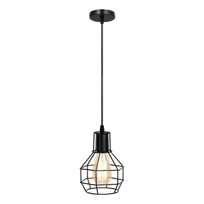 Lampara Techo Colgante Lamparas Colgantes Rusticas Lamparas Negro