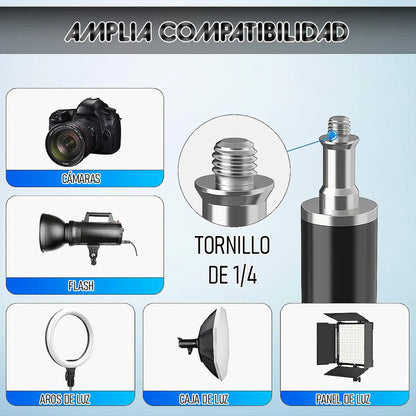 Tripode De Iluminacion Soporte De Luz Trípode Portátil 160m