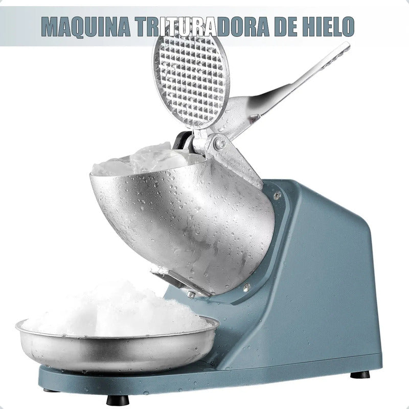 Picador Hielo Triturador De Hielo Electrico Maquina De Hielo Moledor De Hielo Manual Electrico 500w Carnes Secas Restaurantes Picadora Manual Acero Inoxidable Bares Okshop