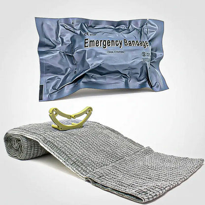 Vendaje De Emergencia Vendaje Médico De Supervivencia Venda Gris