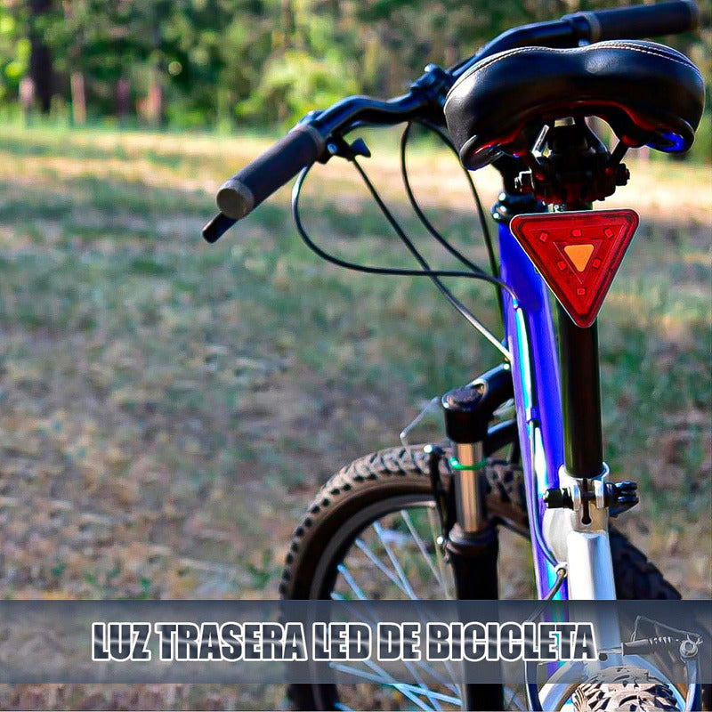 Luz Bicicleta Usb Luz Bicicleta Trasera Luces Bici Luces Led Negro