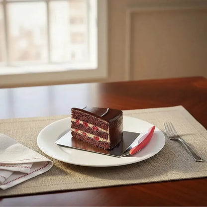 Elevador De Torta Espátula Levanta Torta Espátula De Pastel Rojo Okshop Servidor De Pasteles Pala De Transferencia De Pasteles Espátula De Pastel Elevador De Queque Espatula Queque