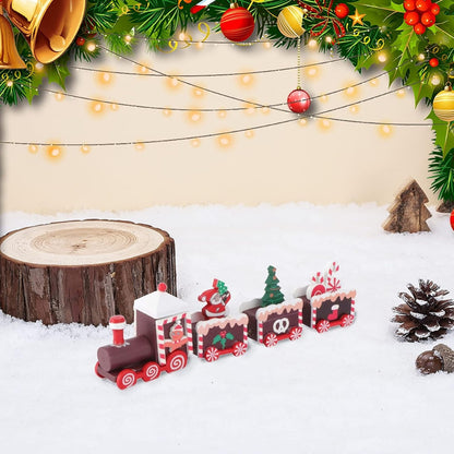 Tren Madera Adorno Navidad Decoración Hogar Navidad Regalo