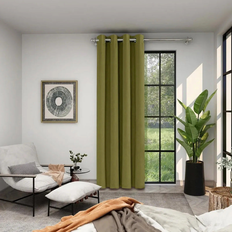 Cortinas De Tela Cortinas Tela Living Cortina De Puerta Cort Beige Oscuro