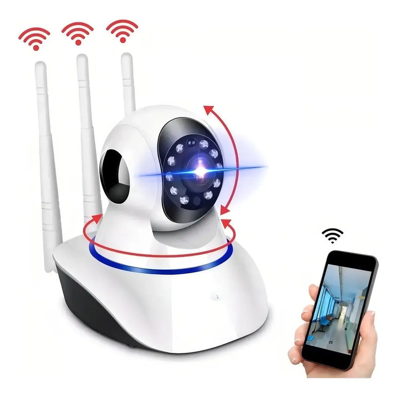 Camara De Seguridad Ip Motorizado P2p Wifi Vision Nocturna