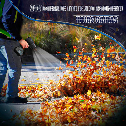 Soplador Inalámbrico Okshop Multifunción Caudal 1.784 M³/h Negro