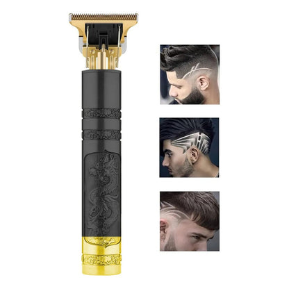 Afeitadora Eléctrica Multifuncional Okshop Inalámbrica Negro/dorado R.428