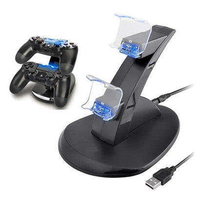 Cargador De Mando Ps4 Accesorios Play 4 Carga Dual