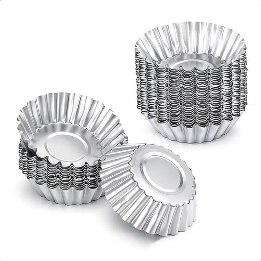 Pack 24 Molde Tartaletas Molde Cupcakes Mini Molde Tartaleta Gris