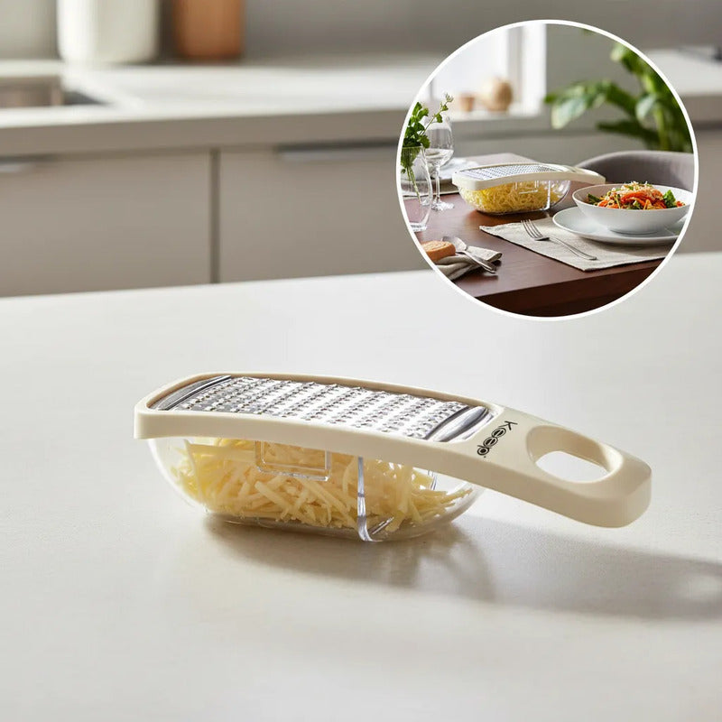 Rallador Queso Keep Rallador Recipiente Ralladores Keep Beige