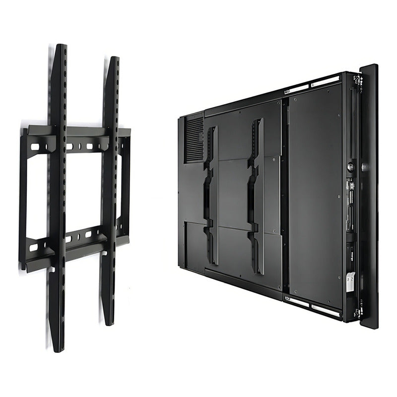 Soporte De Pared Fijo Okshop Para Tv De 26 A 63 Pulgadas Y Hasta 45 Kg Negro