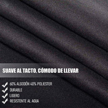 Delantal Parrillero Wayu Pecheras De Cocina Mandiles Cocina Negro Polister