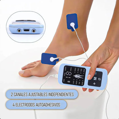 Electroestimulador Muscular Electrofisicos Tens 4 Electrodos