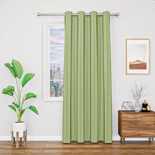 Cortinas De Tela Cortinas Tela Living Cortina De Puerta Cort Verde