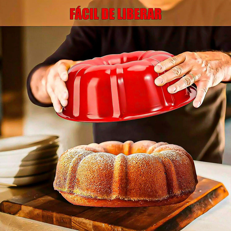 Moldes De Queque Molde Para Torta Molde Hueco Pack 2 Molde Rojo