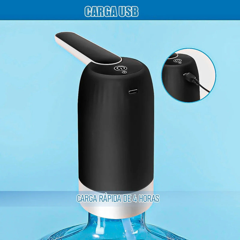 Pack De 4 Dispensadores De Agua Portátil Eléctrico Okshop Para Bidón Blanco