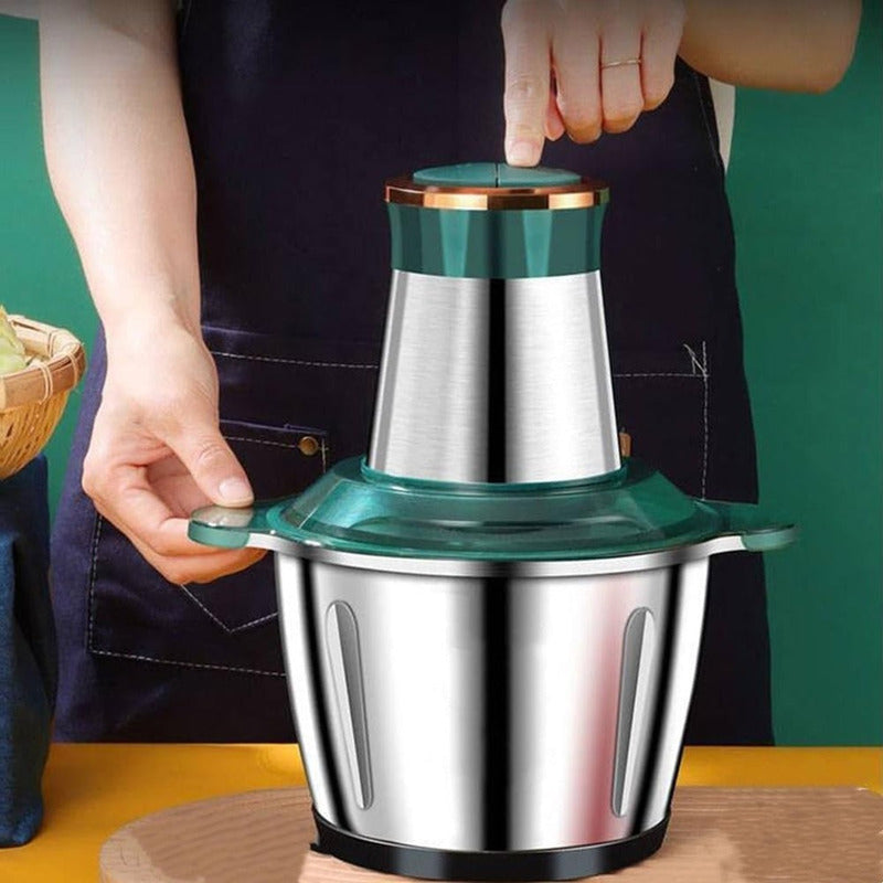 Procesador De Alimentos Picadora Procesadora Alimentos 2l Verde