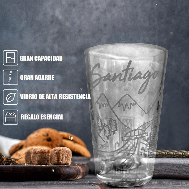 Set 4 Vasos De Vidrio Vasos Vidrio Jugo Juego De Vasos Chile