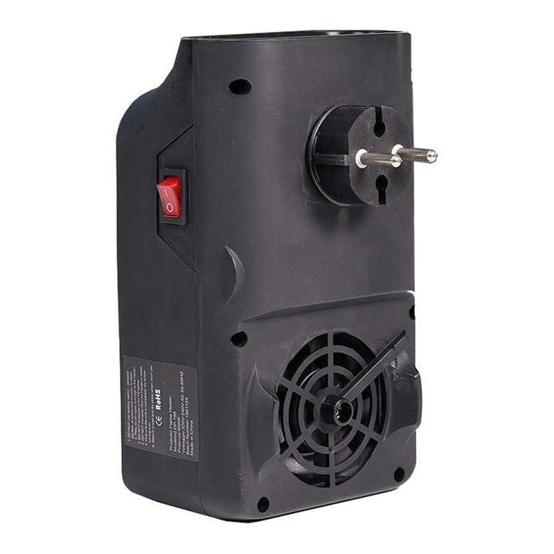 Mini Calefactor Electrico Panel Calefactores Estufa Baño Hab Negro
