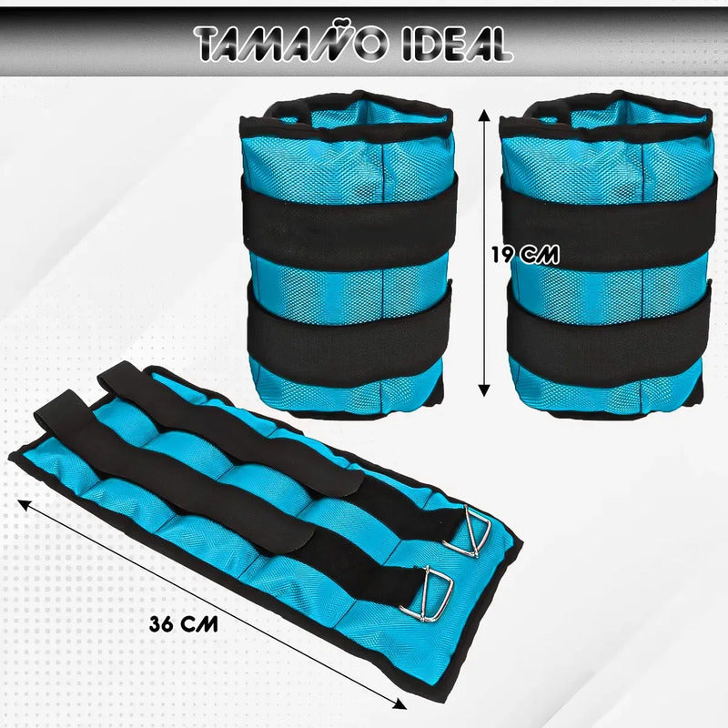 Pesas Para Tobillos Set Pesas Tobillo 6kg Pesas Tobilleras Celeste Pesas Para Tobillo Pesas Para Muñecas Muñequeras Peso Set De Pesas 6kg Pesas Tobilleras Celeste Pesas De Tobillo 3 Kg Cada Una